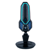 Microfono Game Factor Usb Tipo C Y A Rgb Base Giratoria Antipop Mcg800